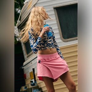 FP Movement by Free people run up shorts - small - worn once - pink lemonade